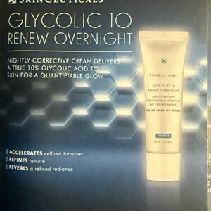 SkinCeuticals Glycolic 10 Renew Overnight Cream - Blue and White